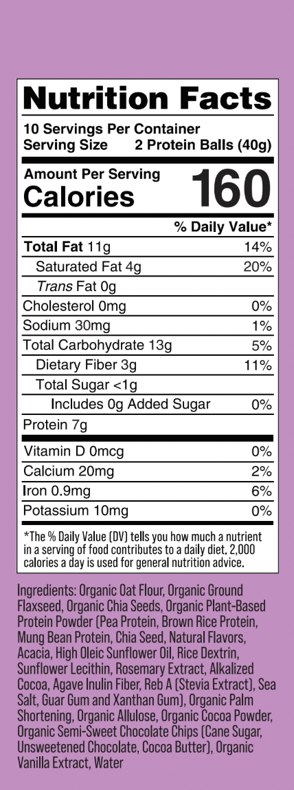 Brownie Batter Protein Balls