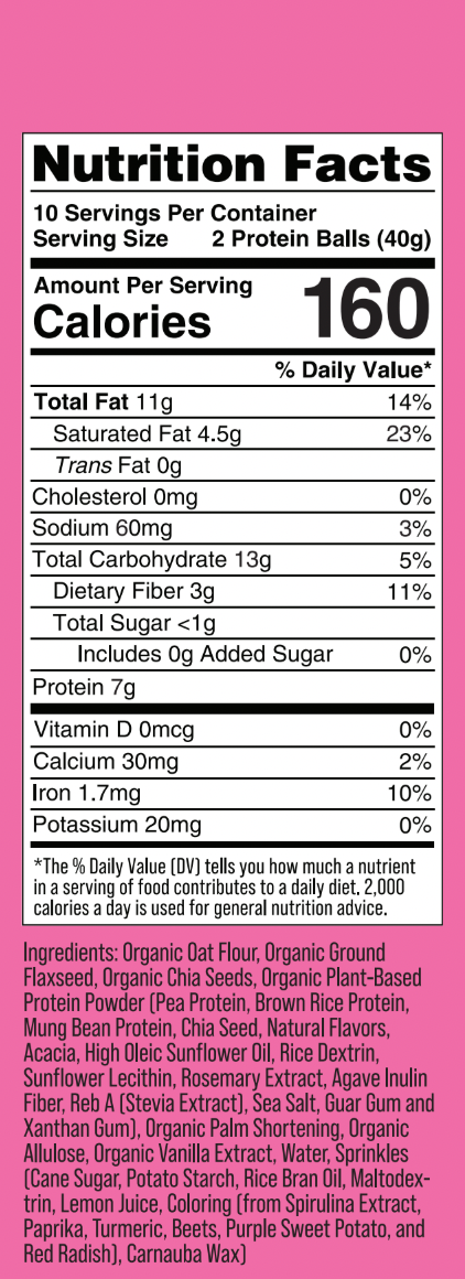 Confetti Protein Balls