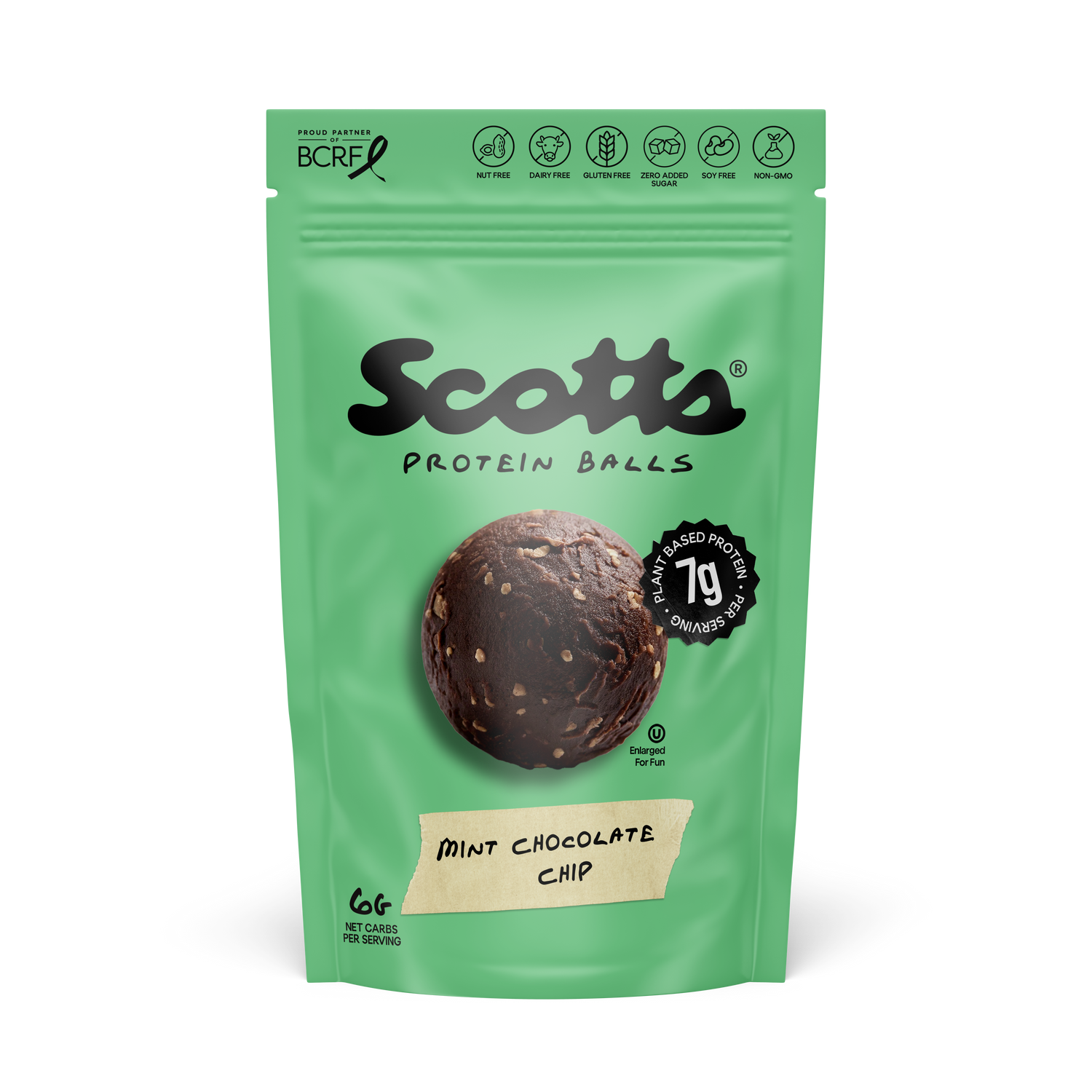 Mint Chocolate Chip Protein Balls