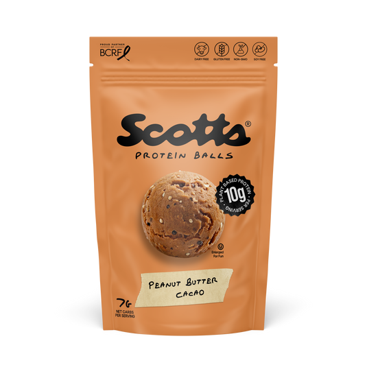 Peanut Butter Cacao Protein Balls