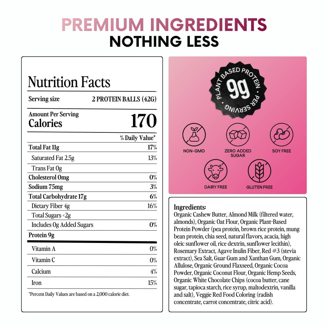 Red Velvet Protein Balls (Pre-Order)