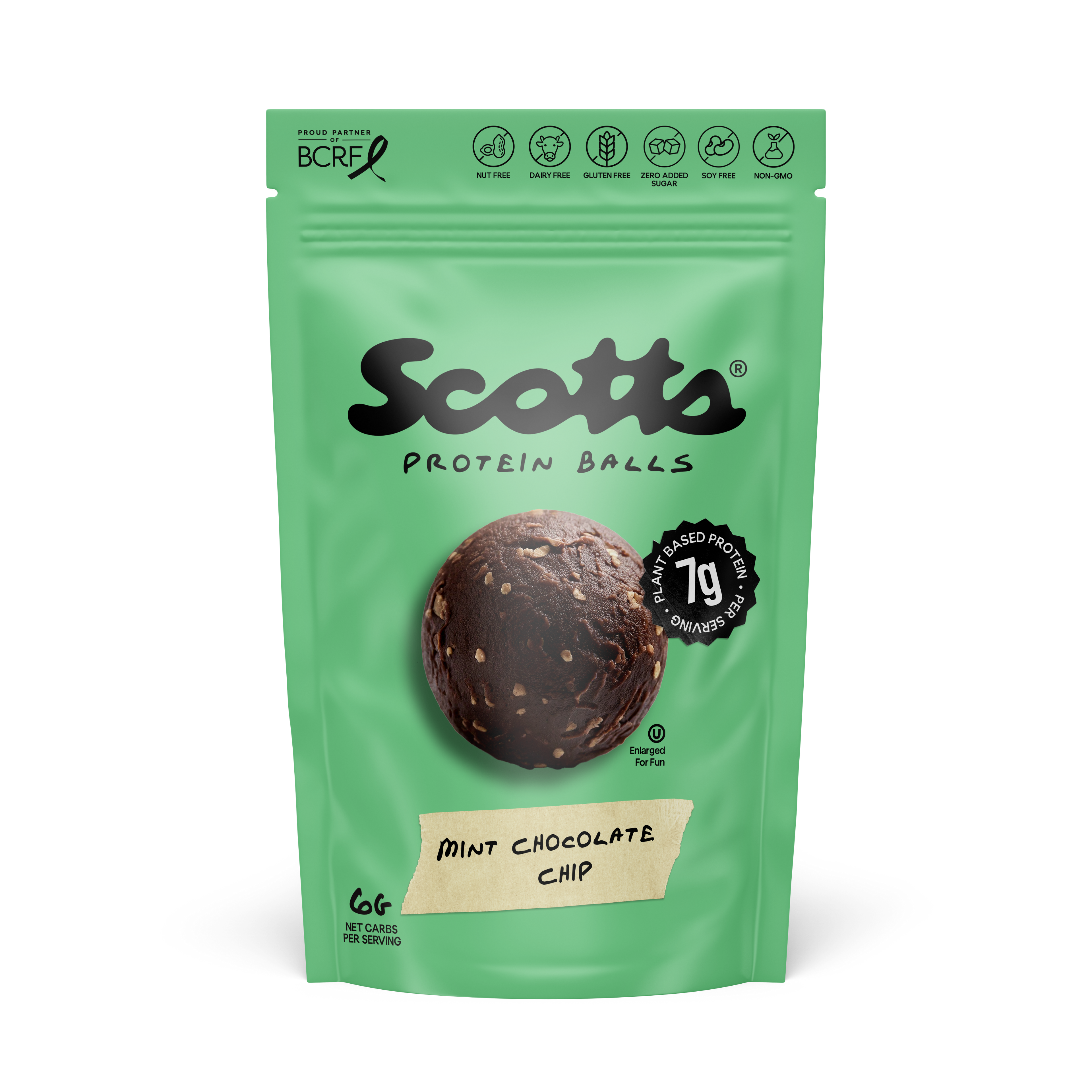 Mint Chocolate Chip Protein Balls
